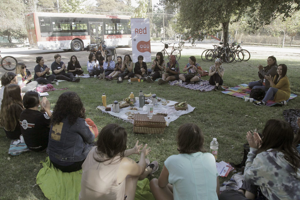El pícnic-conversatorio se realizó en la Quinta Normal