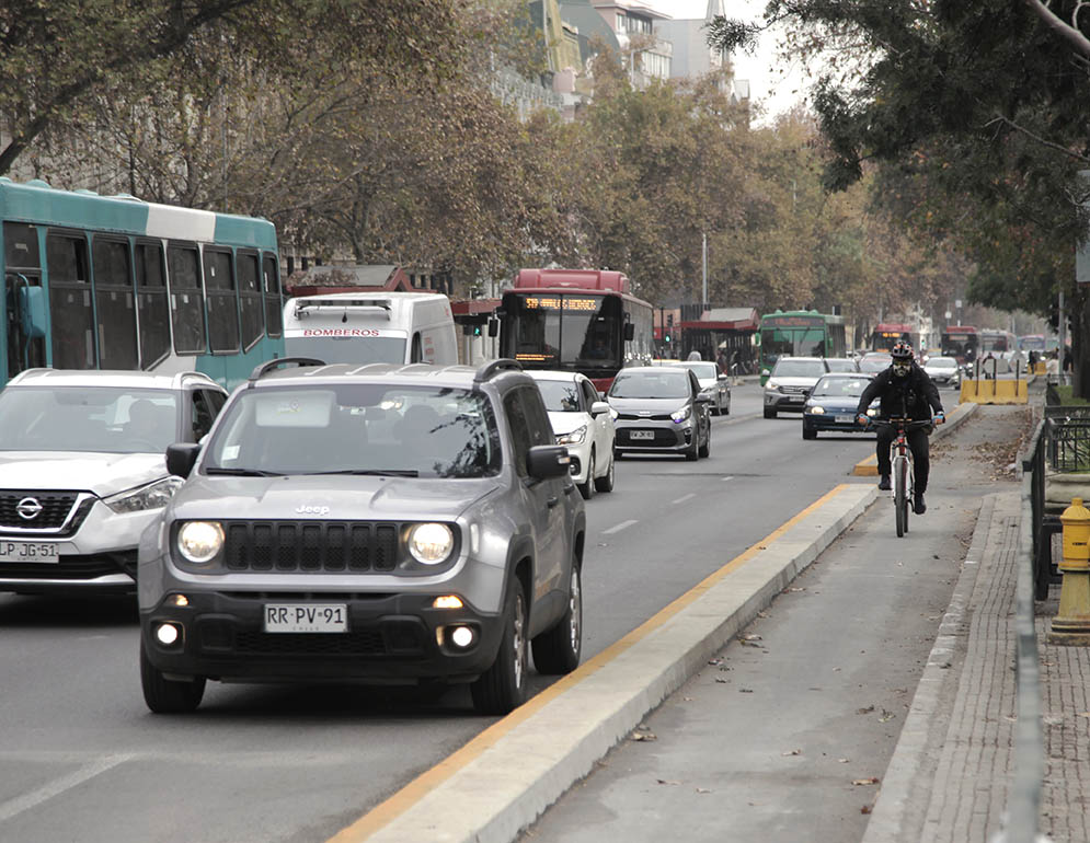 Ciclovía nueva Alameda